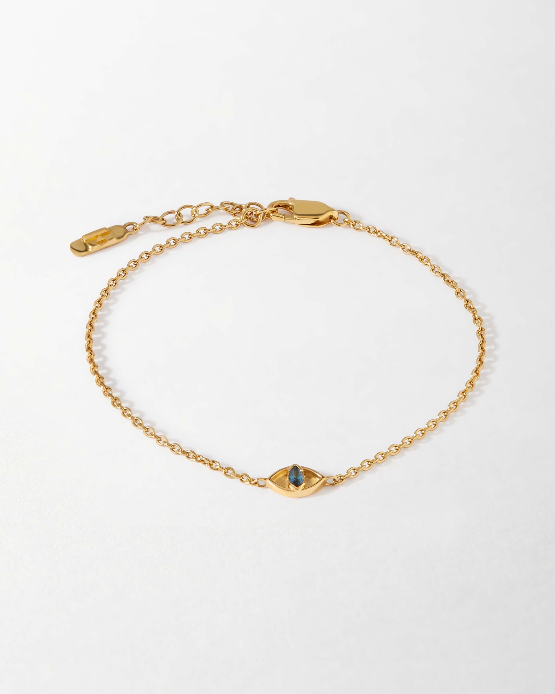 Buy Candere by Kalyan Jewellers 18k Bis Hallmark Yellow Gold Evil-eye  Bracelet For Women online